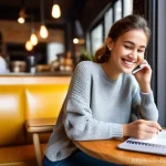 로우코스트 비즈니스 모델의 판매 채널 최적화 전략 - **Prompt:** A young, cheerful female entrepreneur, dressed in a stylish but modest sweater and jeans...