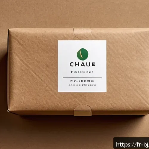 Home 30 로우코스트 비즈니스 모델의 브랜드 관리 전략 - A clean and minimalist brand identity design scene showing a modern logo on a recycled paper backgro...